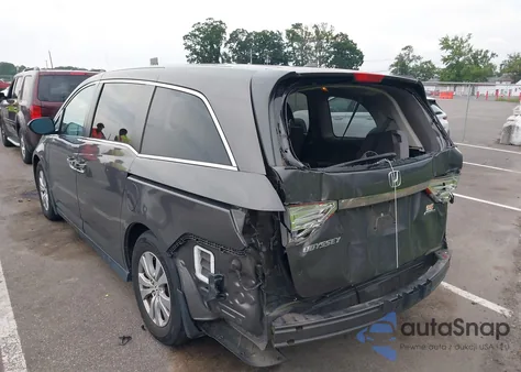 2016 Honda Odyssey Se from USA, damaged, VIN 5FNRL5H3XGB155113